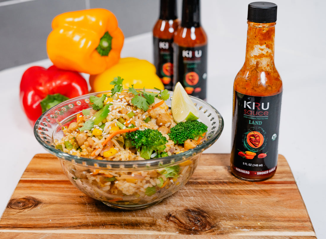 Coconut Chickpeas Fried Rice